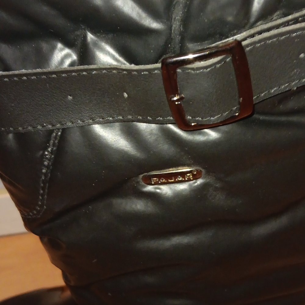 Pajar Black over the Knee quilted Rainboots NWT - Picture 5 of 7